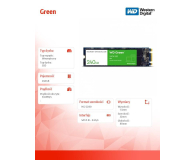 Sandisk 240GB M.2 SATA SSD Green - 1106867 - zdjęcie 3